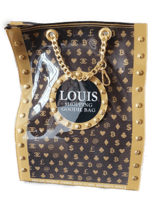 Louis goodie bag brown- Ad van Hassel
