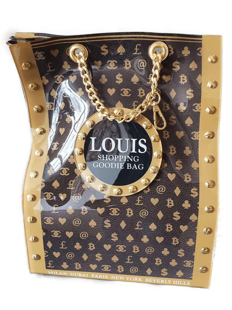 Louis goodie bag brown- Ad van Hassel