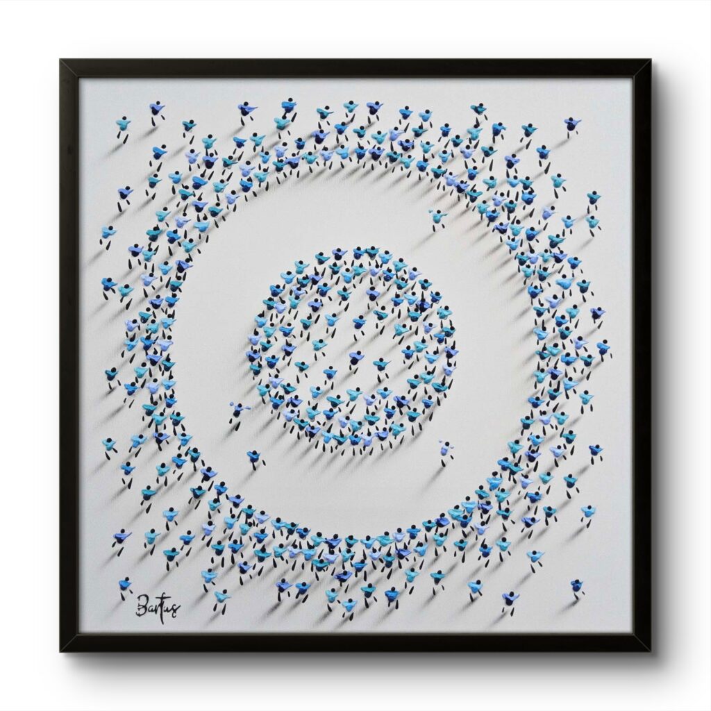 Small blue double- Francisco Bartus