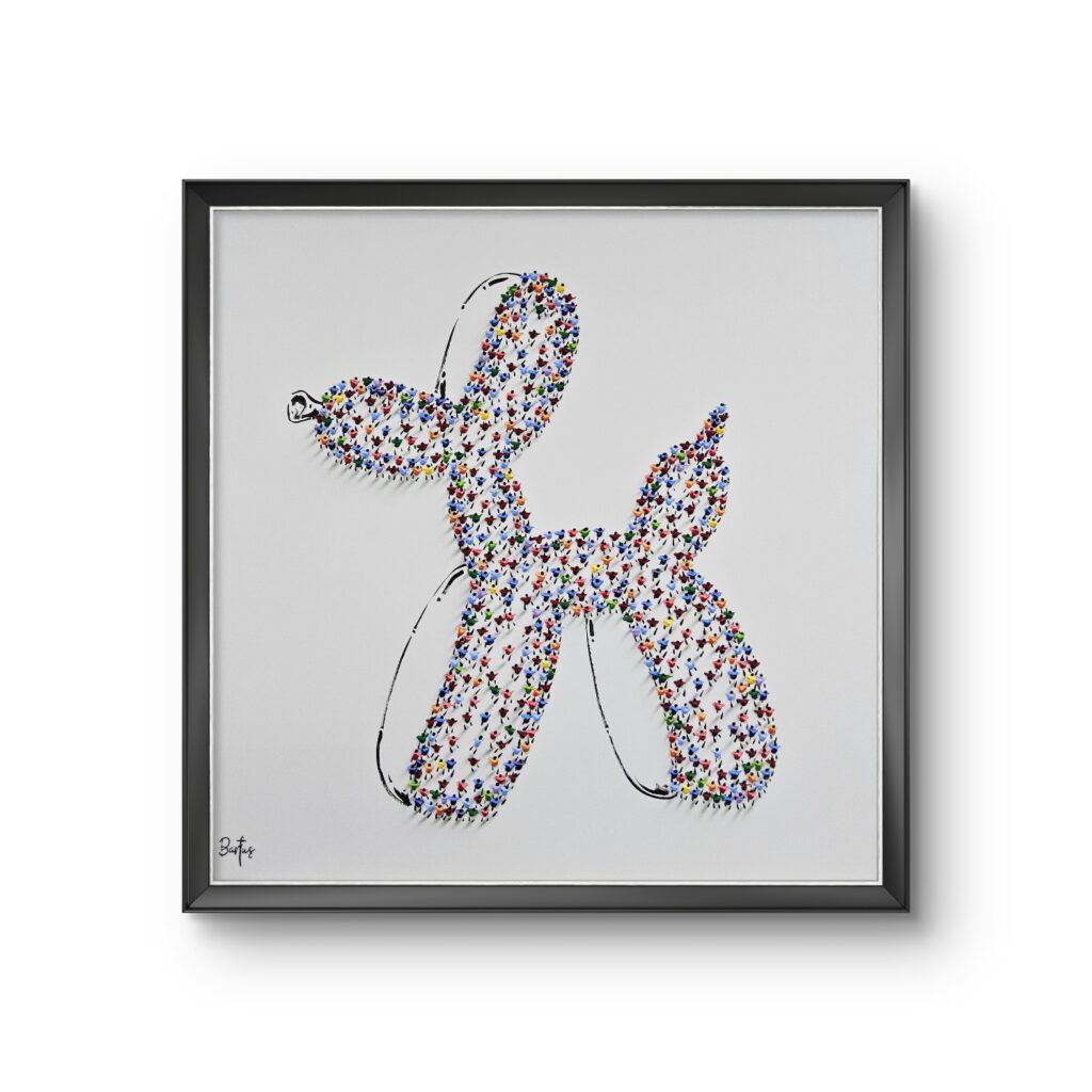 Colourful Balloon dog- Francisco Bartus