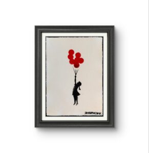 Balloons – on Paper- After Banksy