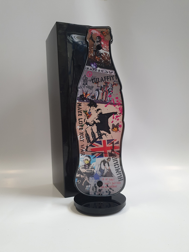 Coca Cola Bottle Hommage to Banksy IV   – Michael Daniels