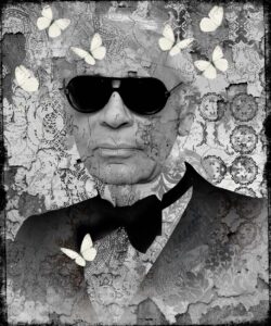 Icon Karl -Leather dibond- Hans Jochem Bakker