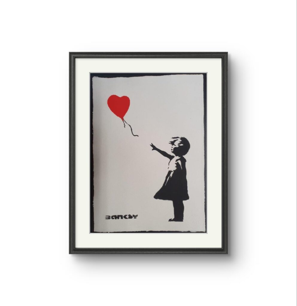 Balloon girl – on Paper- After Banksy