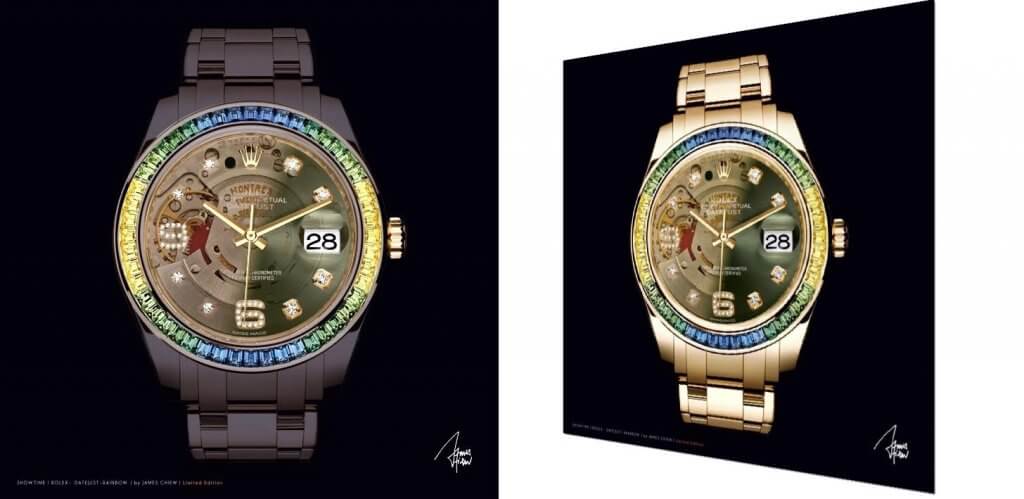 Rolex Date Just Rainbow X-ray – James Chiew