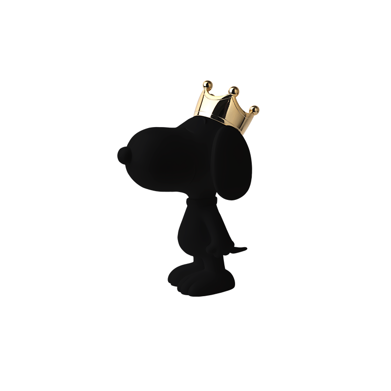 Snoopy Black Golden Crown – Mickey and Friends